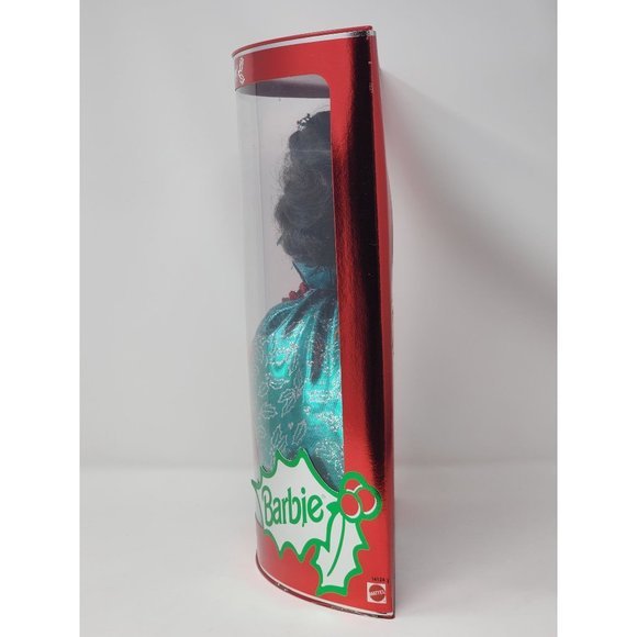 1995 Mattel African American Happy Holidays Barbie #14124 New In Unopened Box - Picture 2 of 9